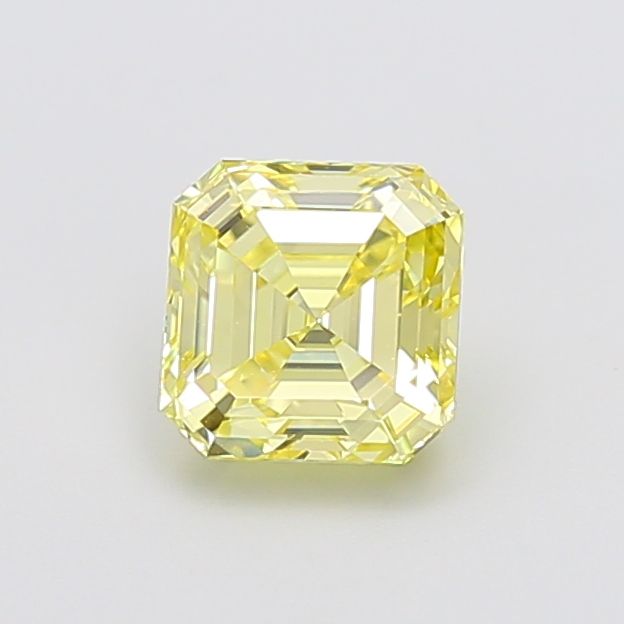 1.5 CT Fancy Yellow ASSCHER