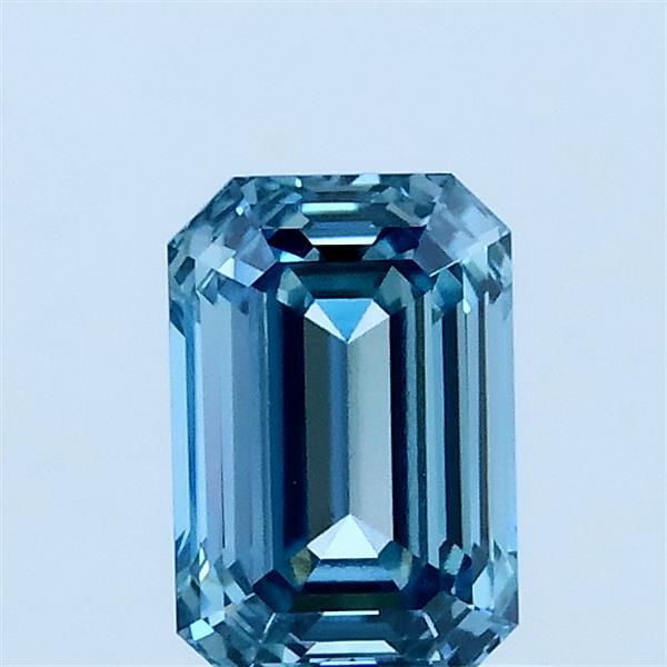 0.85 CT Fancy Vivid Blue EMERALD