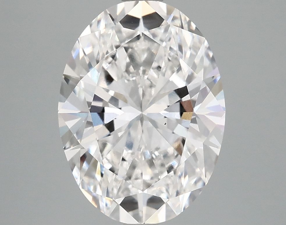 3.75 ct. oval Lab Grown Diamond front image