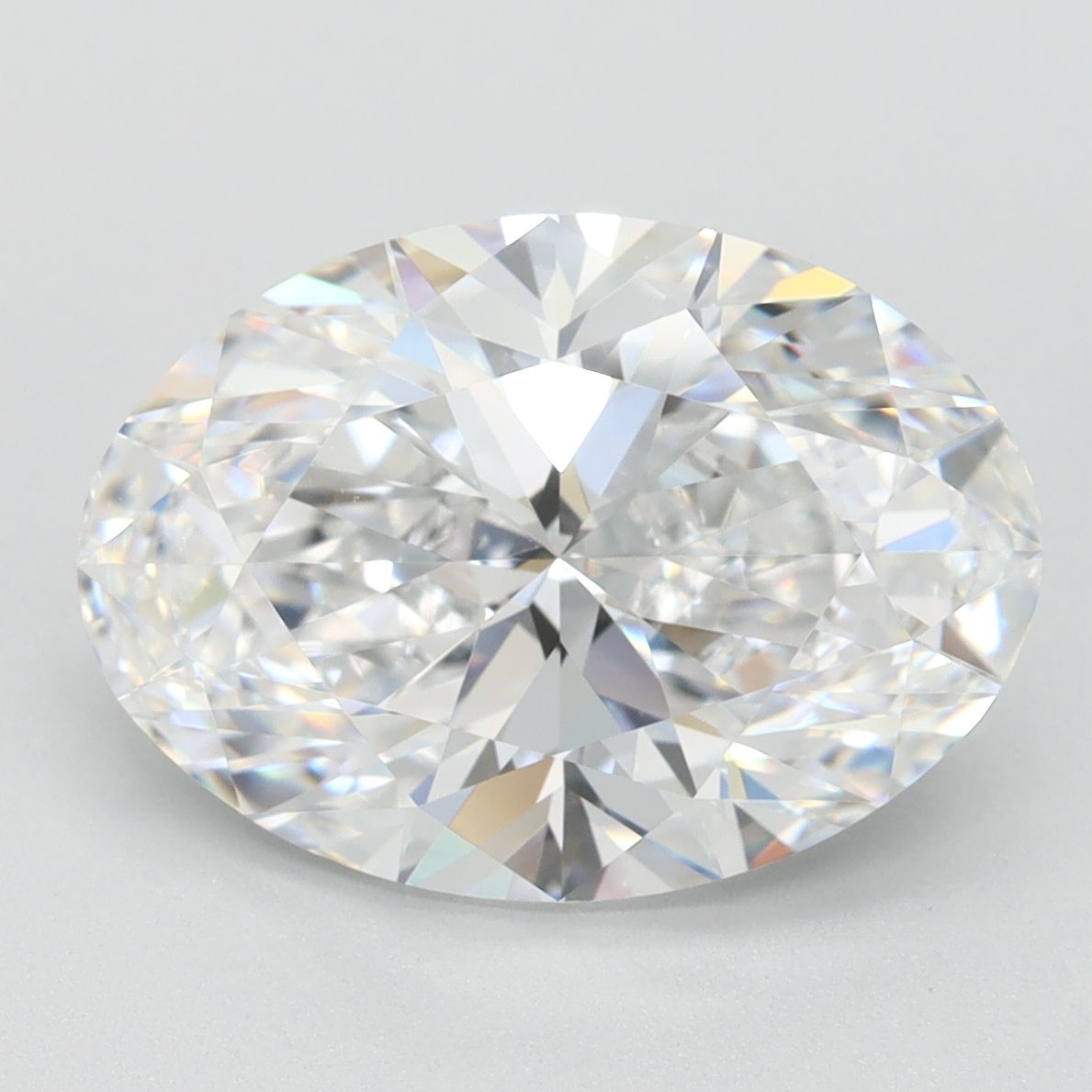 3.87 ct. oval Lab Grown Diamond front image