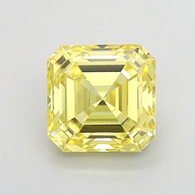 1.08 CT Fancy Intense Yellow ASSCHER
