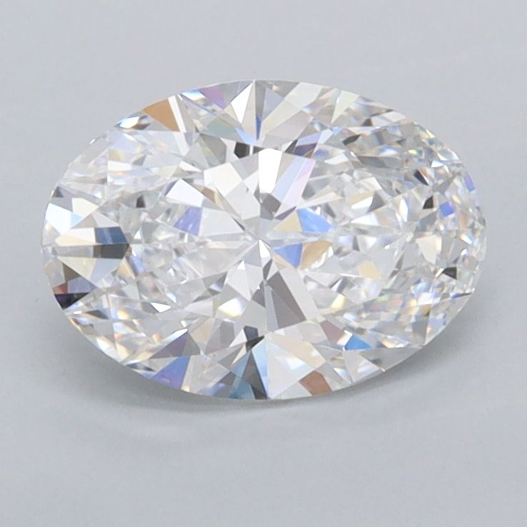 1.23 ct. oval Lab Grown Diamond front image