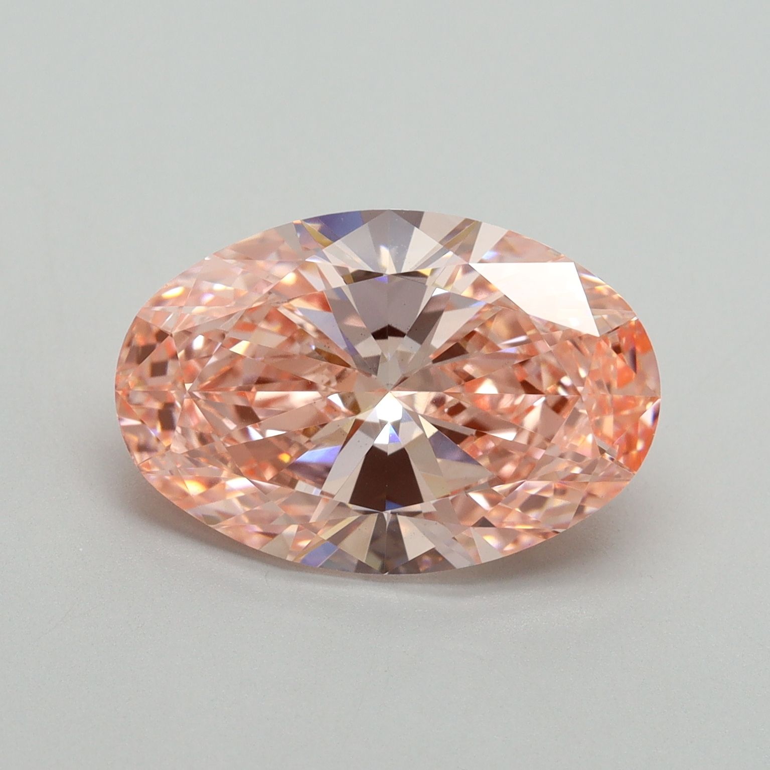 5.00 ct. oval Lab Grown Diamond front image