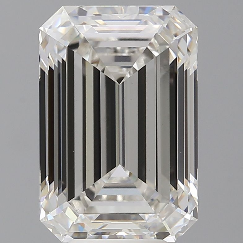 7.09 ct. emerald Lab Grown Diamond front image