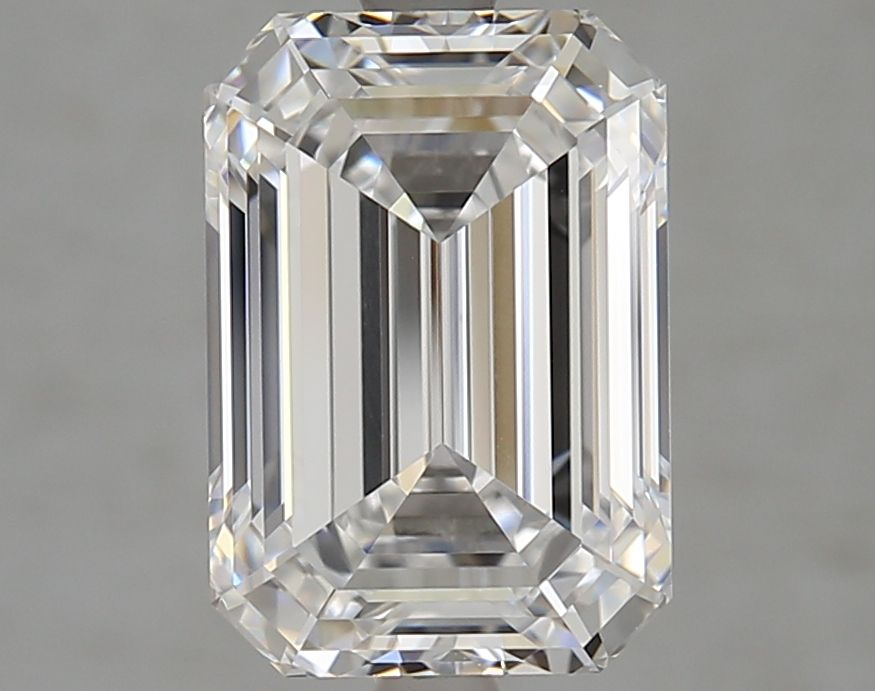 Diamant Émeraude 4.11 ct - Couleur D - Pureté VVS2
