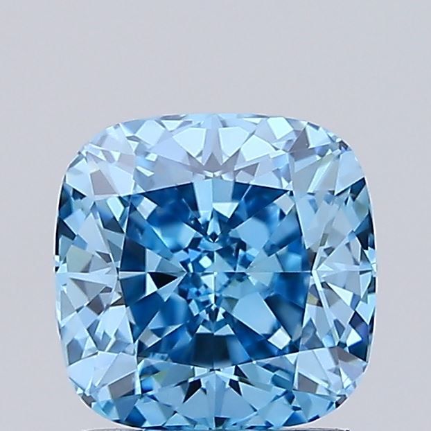 1.5 CT Fancy Vivid Blue CUSHION MODIFIED