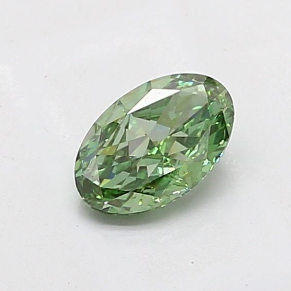 1.06 CT Fancy Vivid Green OVAL