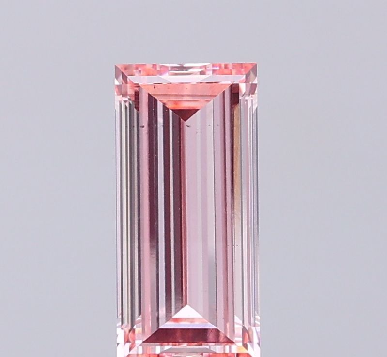 1.57 CT Fancy Intense Pink BAGUETTE