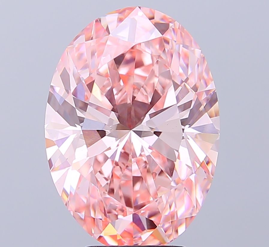 5.55 ct. oval Lab Grown Diamond front image