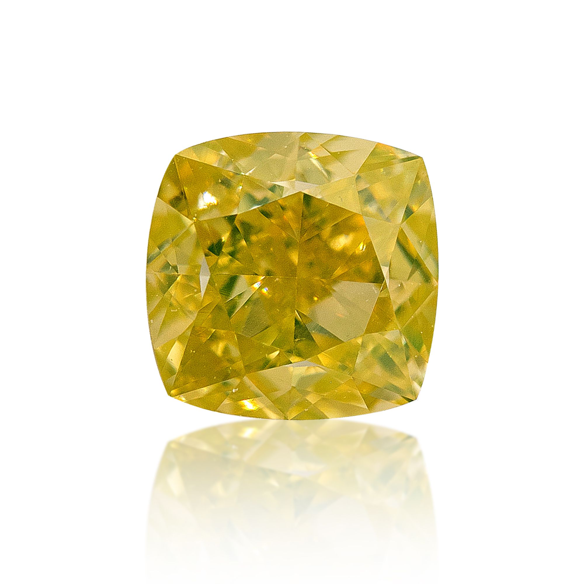 Diament 0.4 ct Fancy Greenish Yellow/VS1