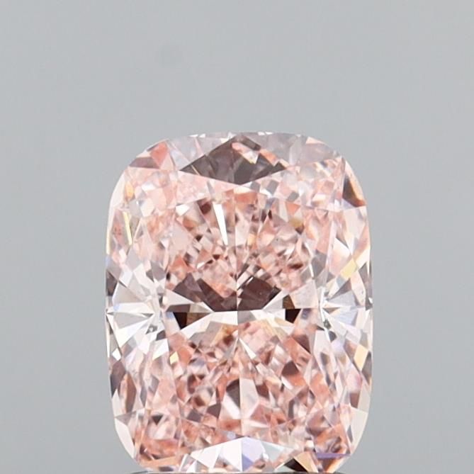 1.53 CT Fancy Intense Pink CUSHION MODIFIED