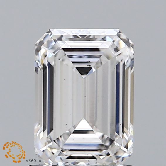 1.50 ct. emerald Lab Grown Diamond front image