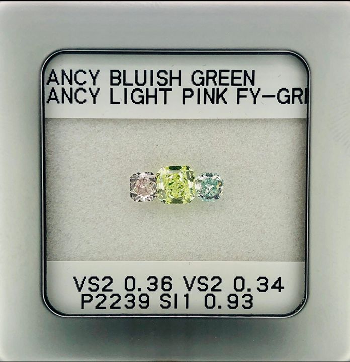Diament 0.34 ct Fancy Light Pink/VS2