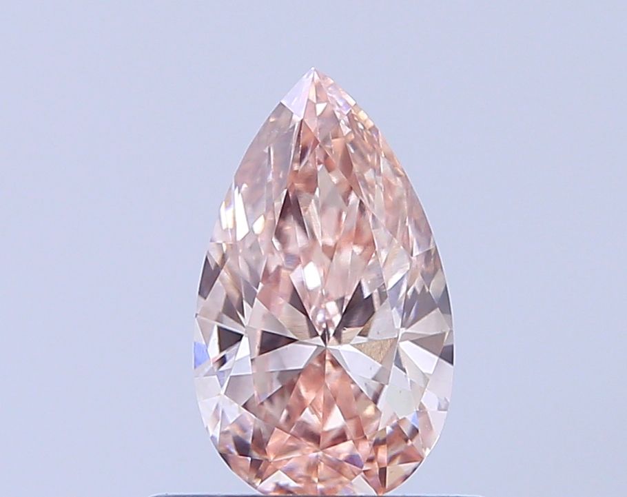 0.59 CT Fancy Light Pinkish Brown PEAR