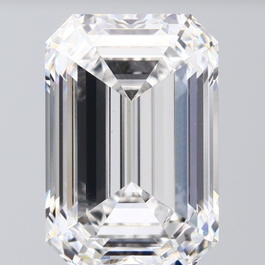 6.04 ct. emerald Lab Grown Diamond front image