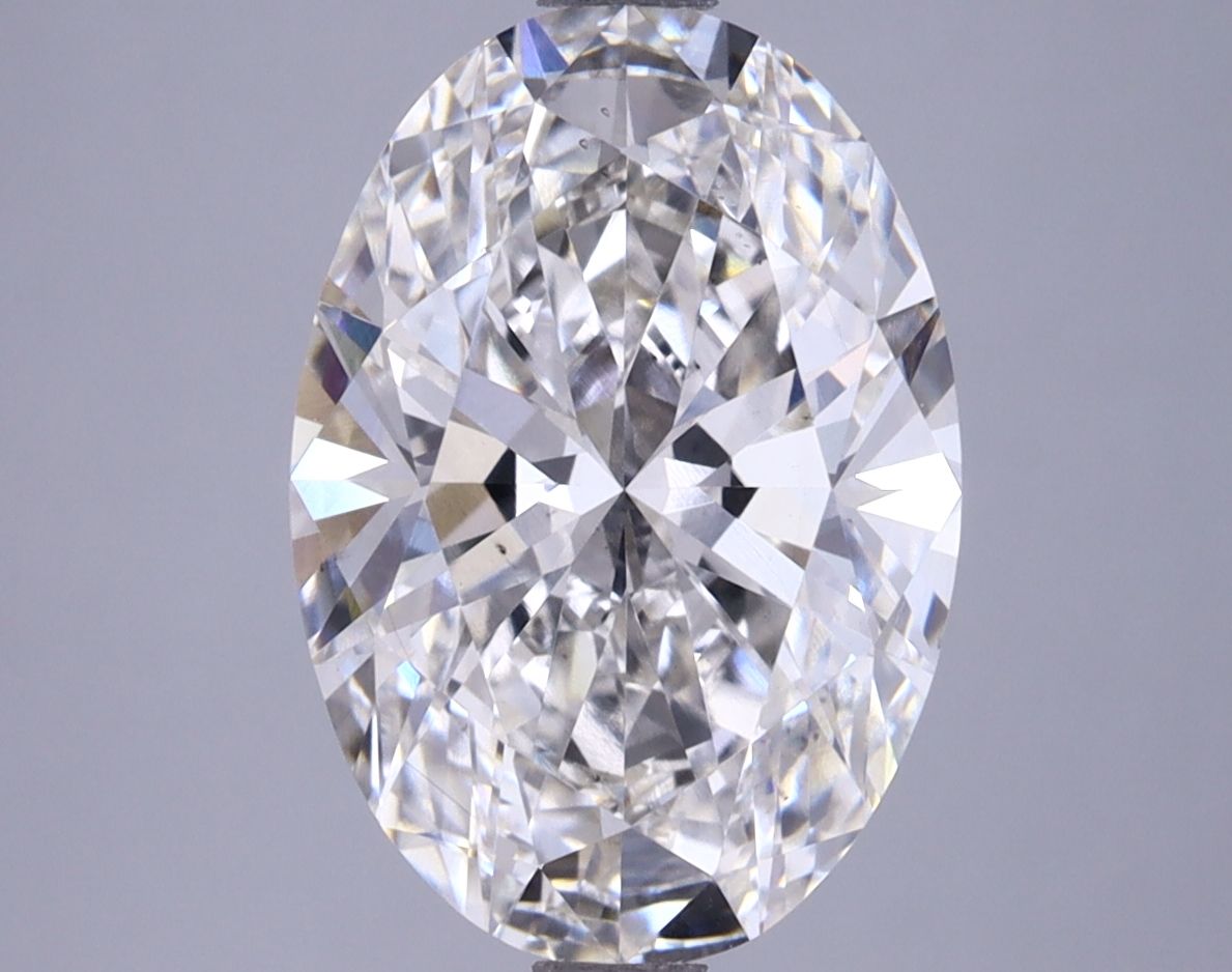 3.85 ct. oval Lab Grown Diamond front image