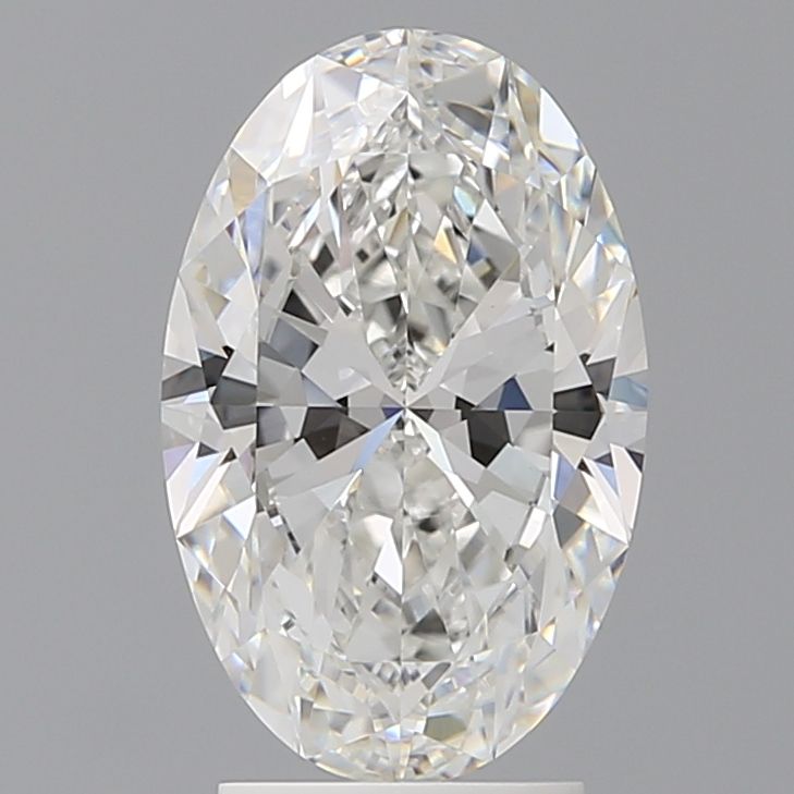 3.02 ct. oval Lab Grown Diamond front image