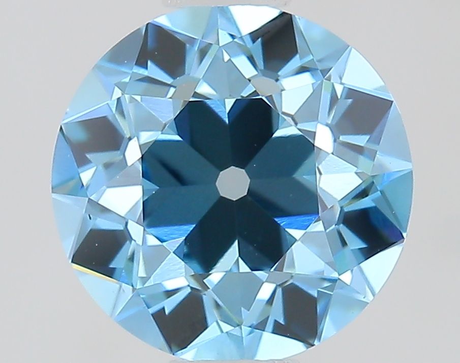 1.02 CT Fancy Vivid Blue OLD EUROPEAN CUT