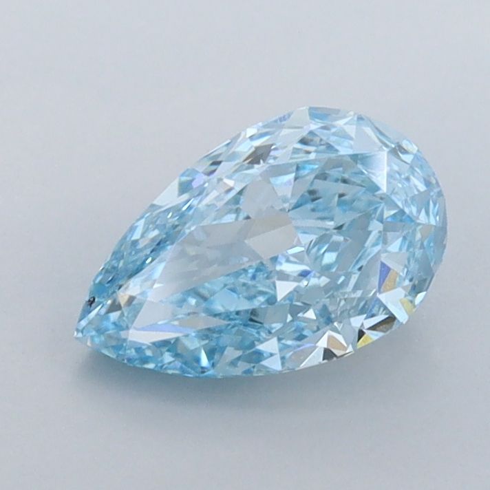 1.04 CT Fancy Vivid Blue PEAR
