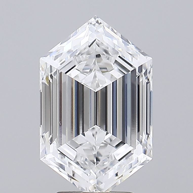 4.07 ct lab-grown Hexagonal Diamond