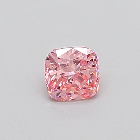 0.36 CT Fancy Vivid Pink CUSHION MODIFIED