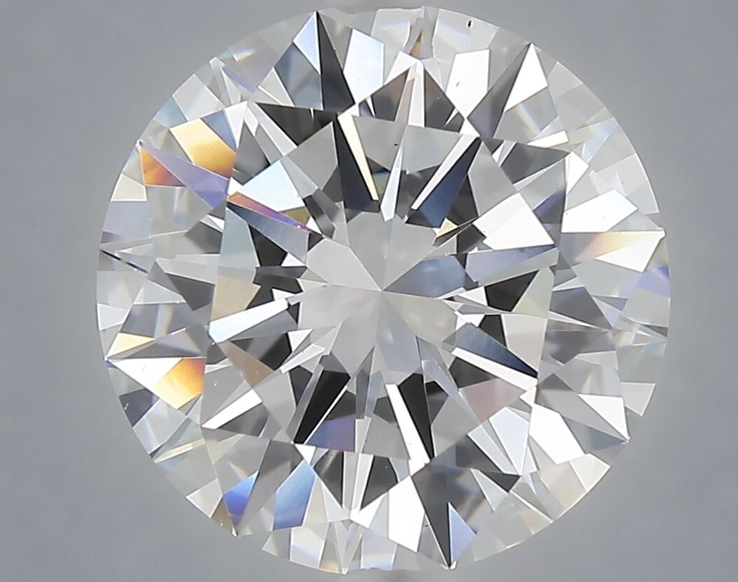 6.04 carat f VS2 EX Cut IGI round diamond