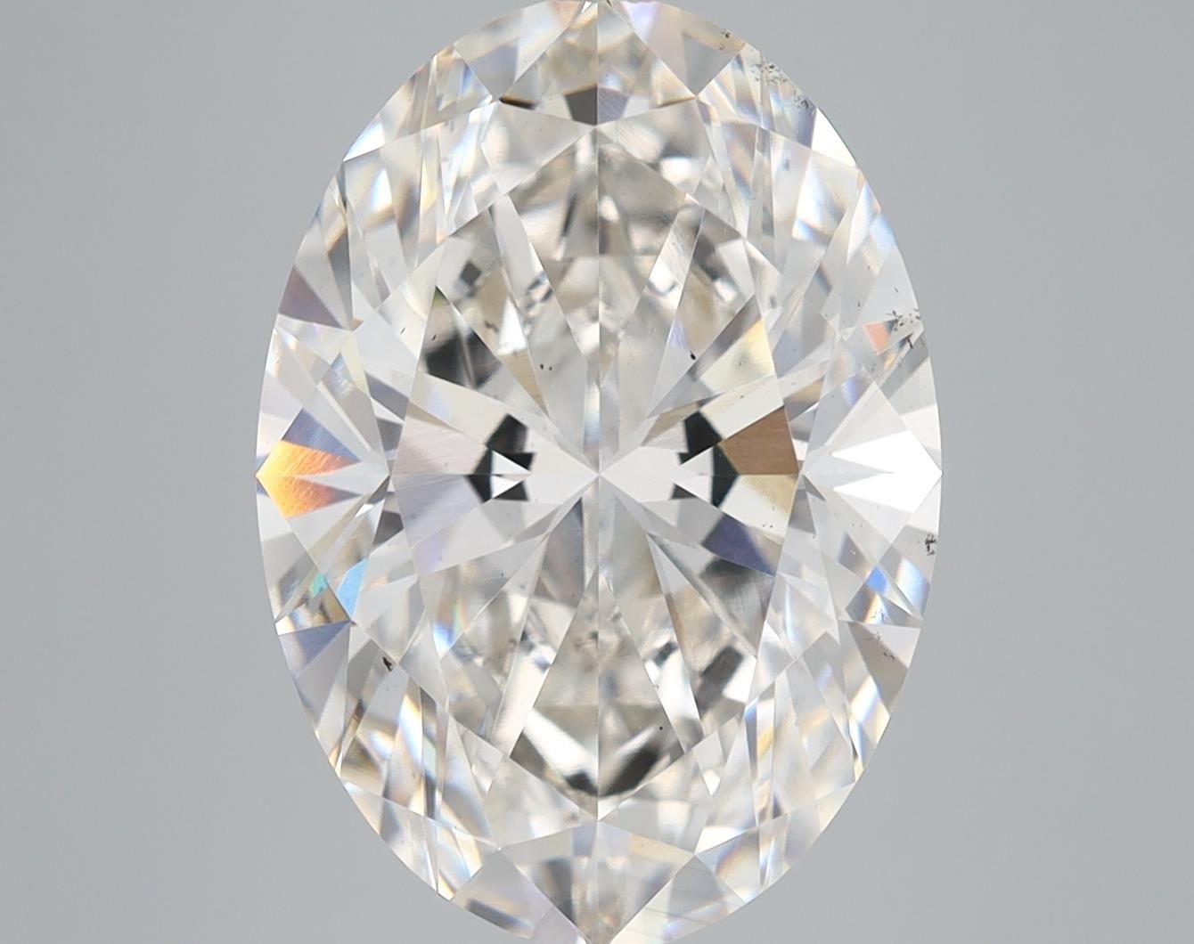 6.40 ct. oval Lab Grown Diamond front image