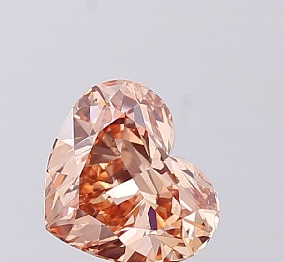 1.04 CT Fancy Light Brown HEART