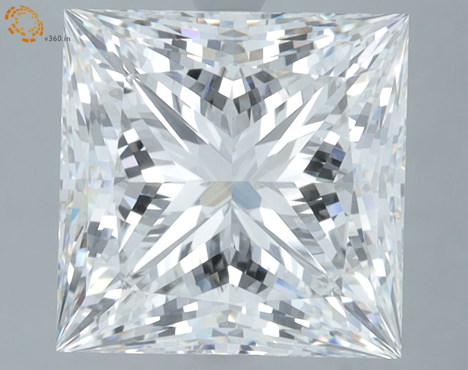 5.08 ct. princess Lab Grown Diamond front image