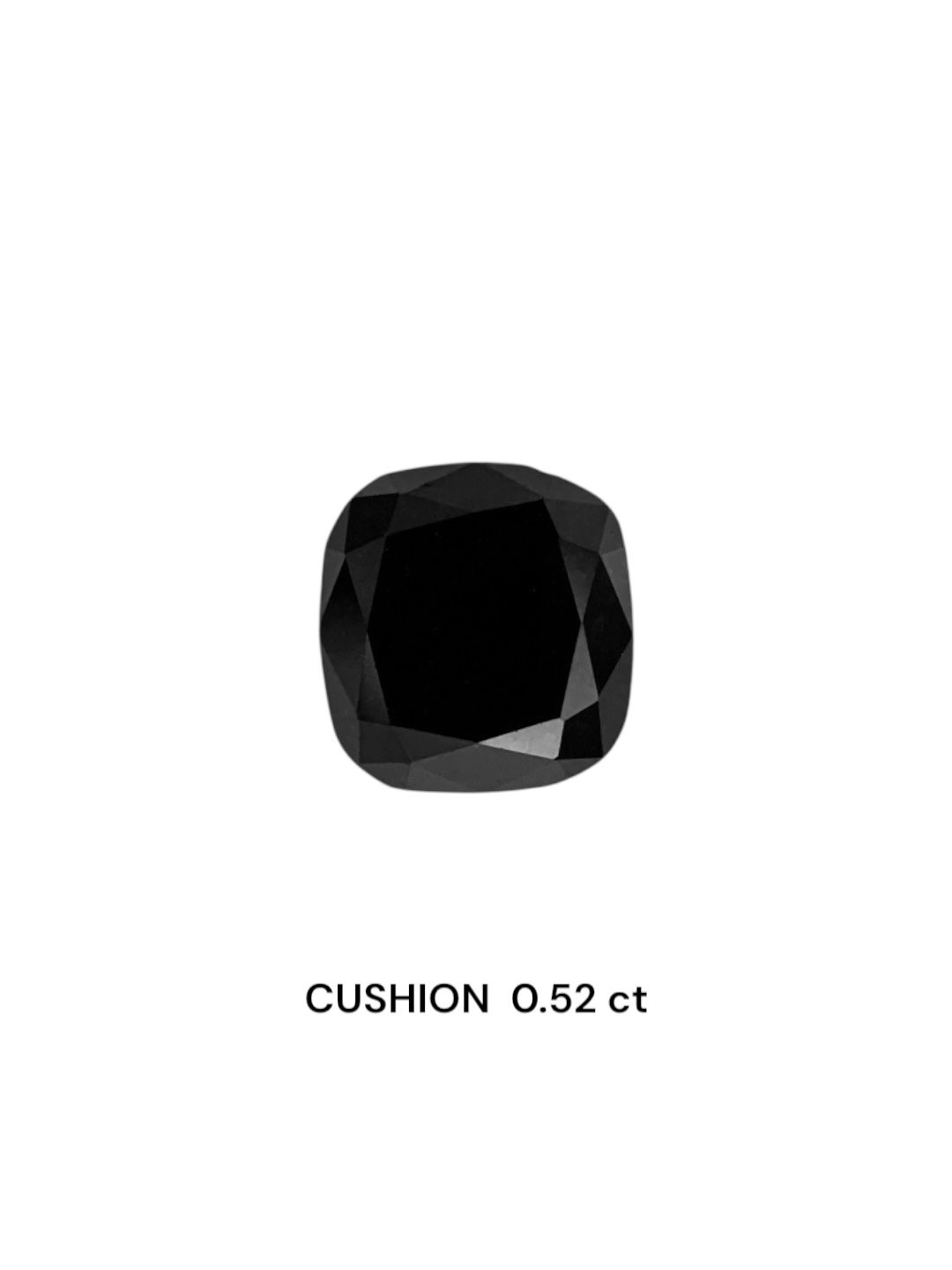 Diament 0.52 ct Fancy Black/VVS2