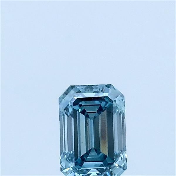 0.33 CT Fancy Vivid Blueish Green EMERALD