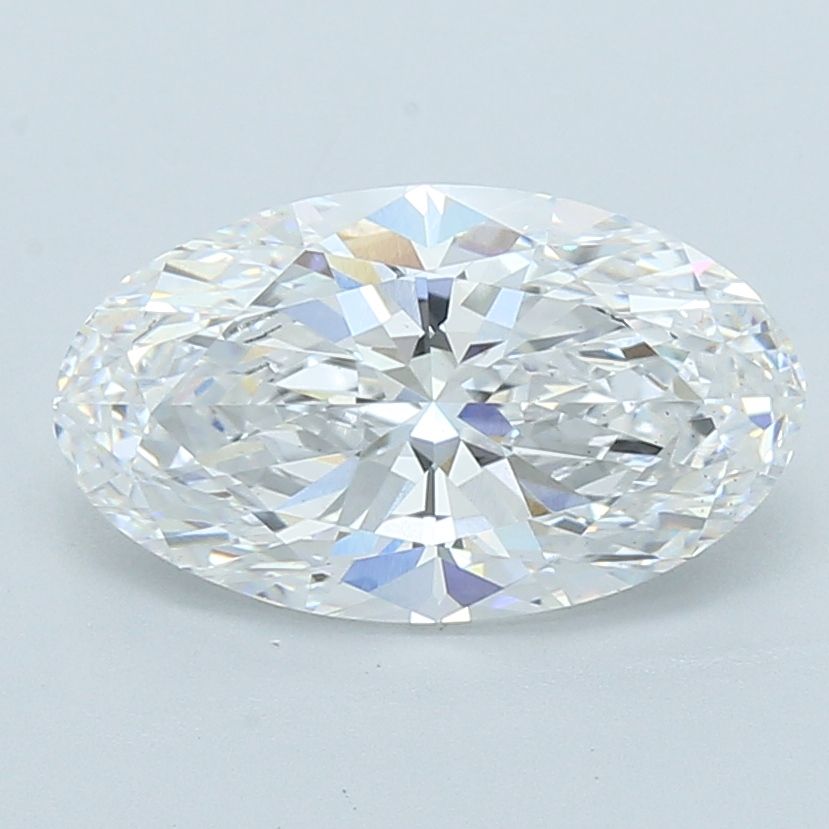 4.09 ct. oval Lab Grown Diamond front image
