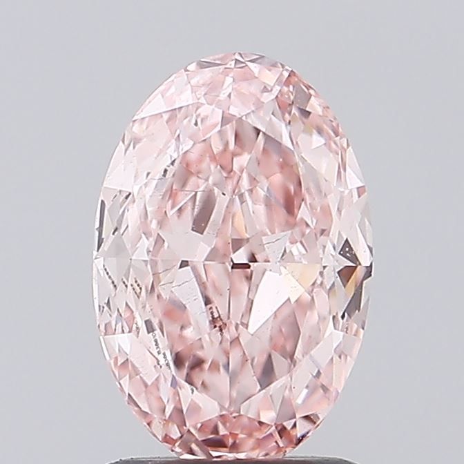 1.52 CT Fancy Vivid Pink OVAL