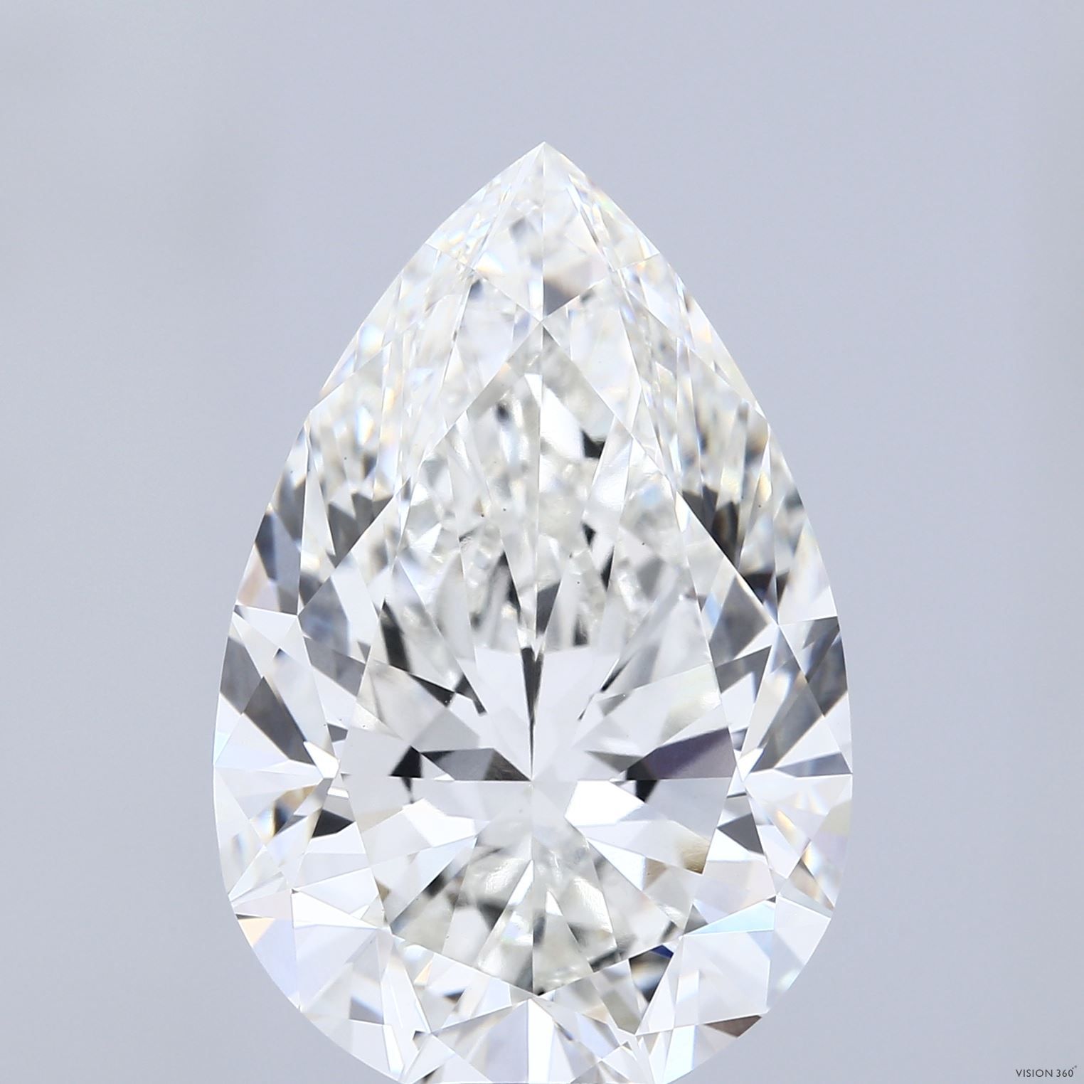 15.04 ct. pear Lab Grown Diamond front image