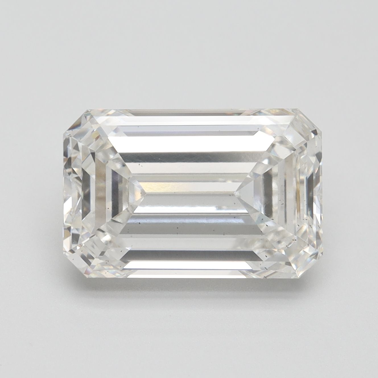 5.58 ct. emerald Lab Grown Diamond front image