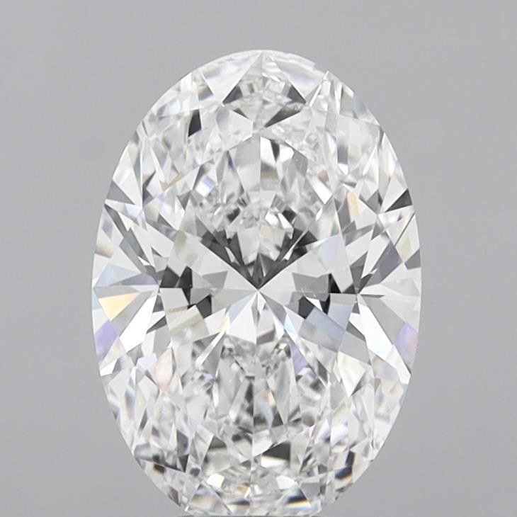 5.04 ct. oval Lab Grown Diamond front image