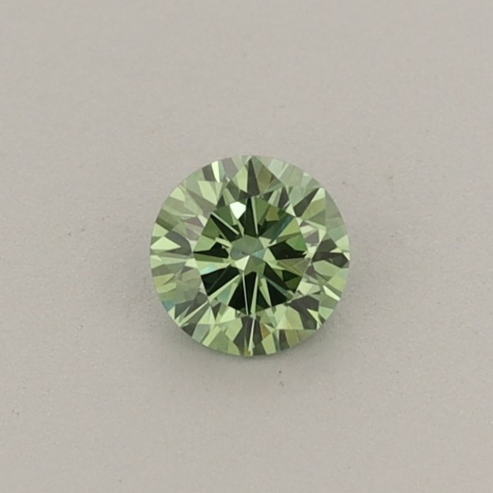 0.23 CT Fancy Vivid Green ROUND
