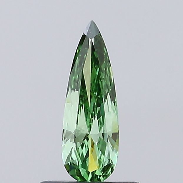 0.32 CT Fancy Vivid Green PEAR