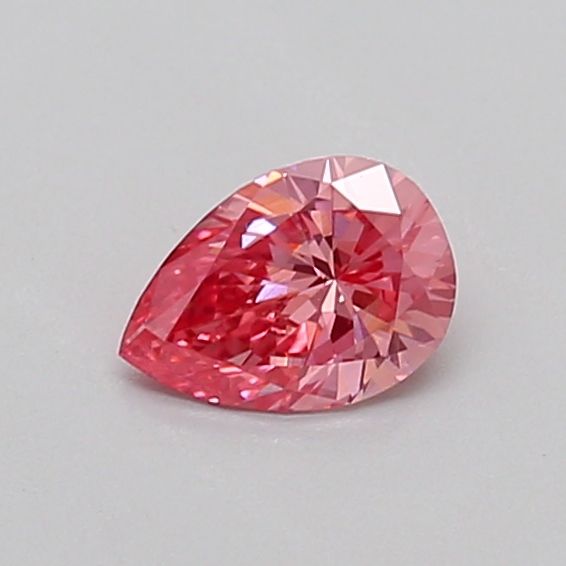 0.32 CT Fancy Vivid Pink PEAR