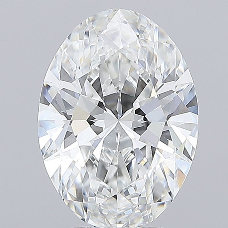 5.09 ct. oval Lab Grown Diamond front image