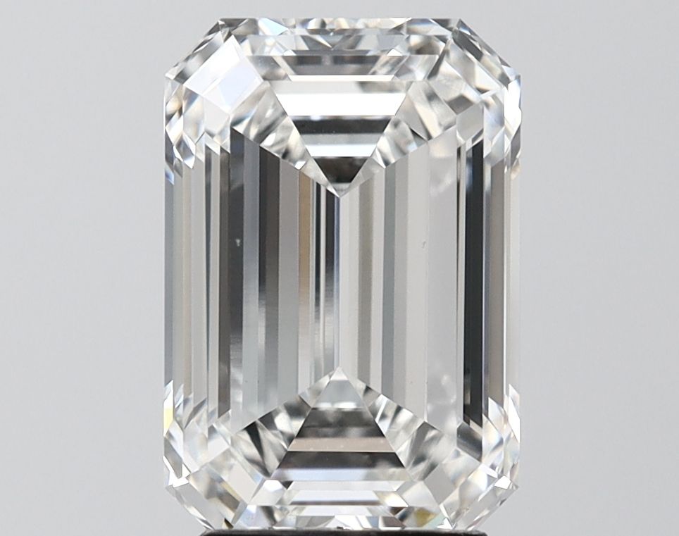 3.98 ct. emerald Lab Grown Diamond front image