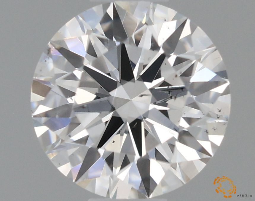 Diamant Rond 0.51 ct - Couleur H - Pureté SI1