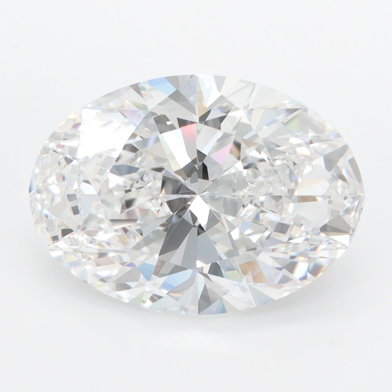7.21 ct. oval Lab Grown Diamond front image