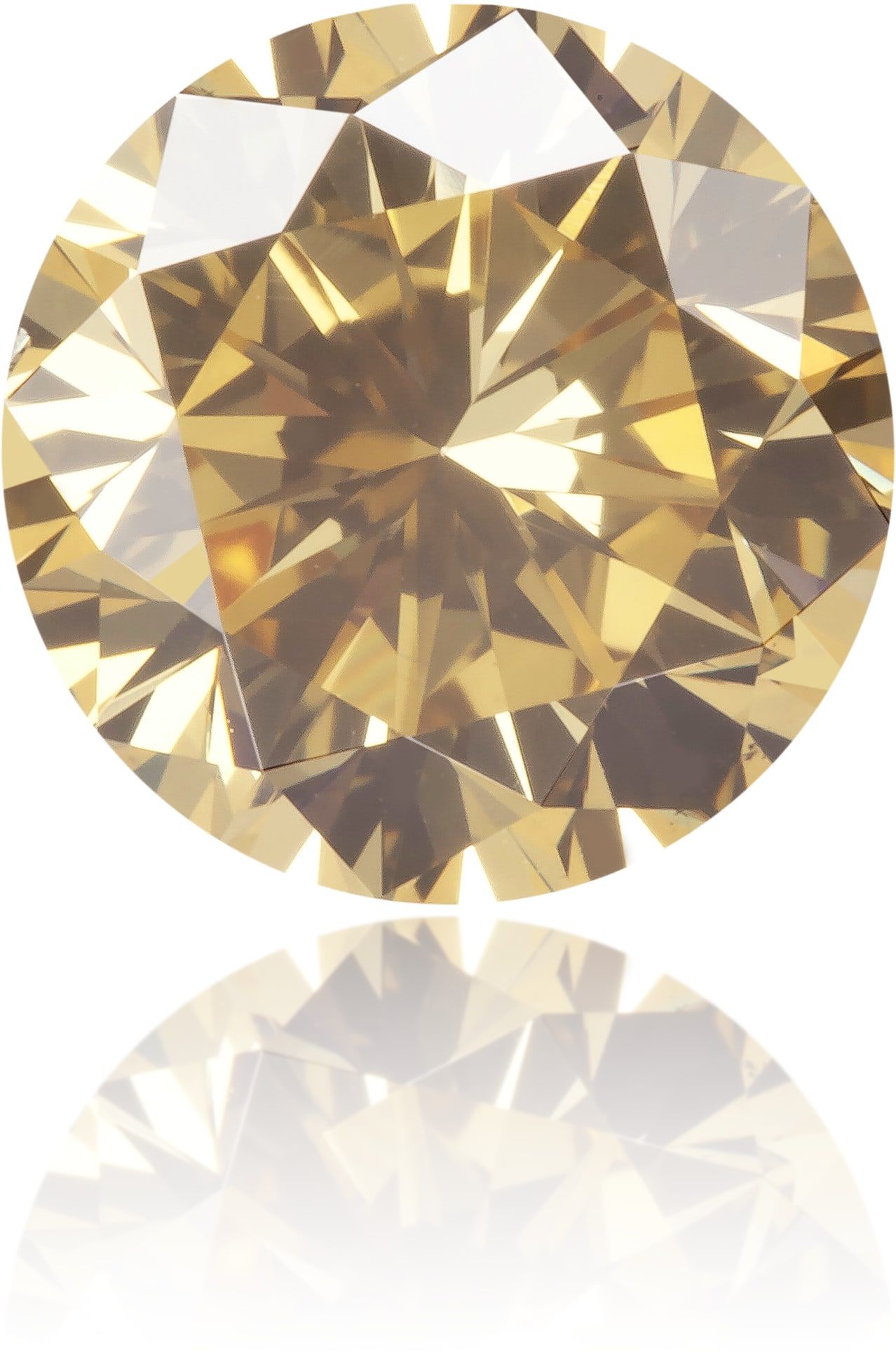 Diament 1.39 ct Fancy Orangey Brown/VS2