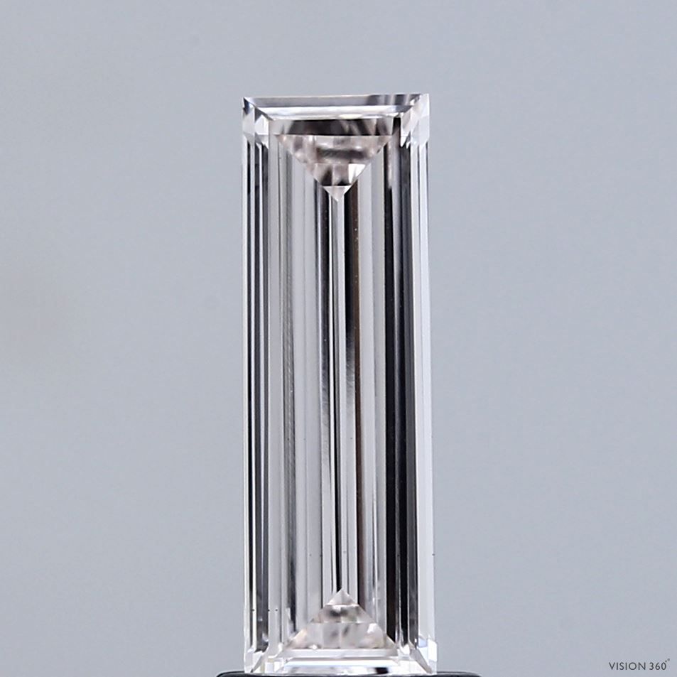 1.1 ct lab-grown Baguette Diamond