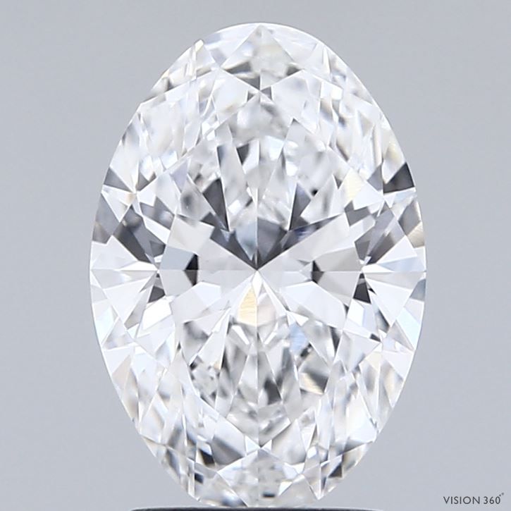 2.01 ct. oval Lab Grown Diamond front image