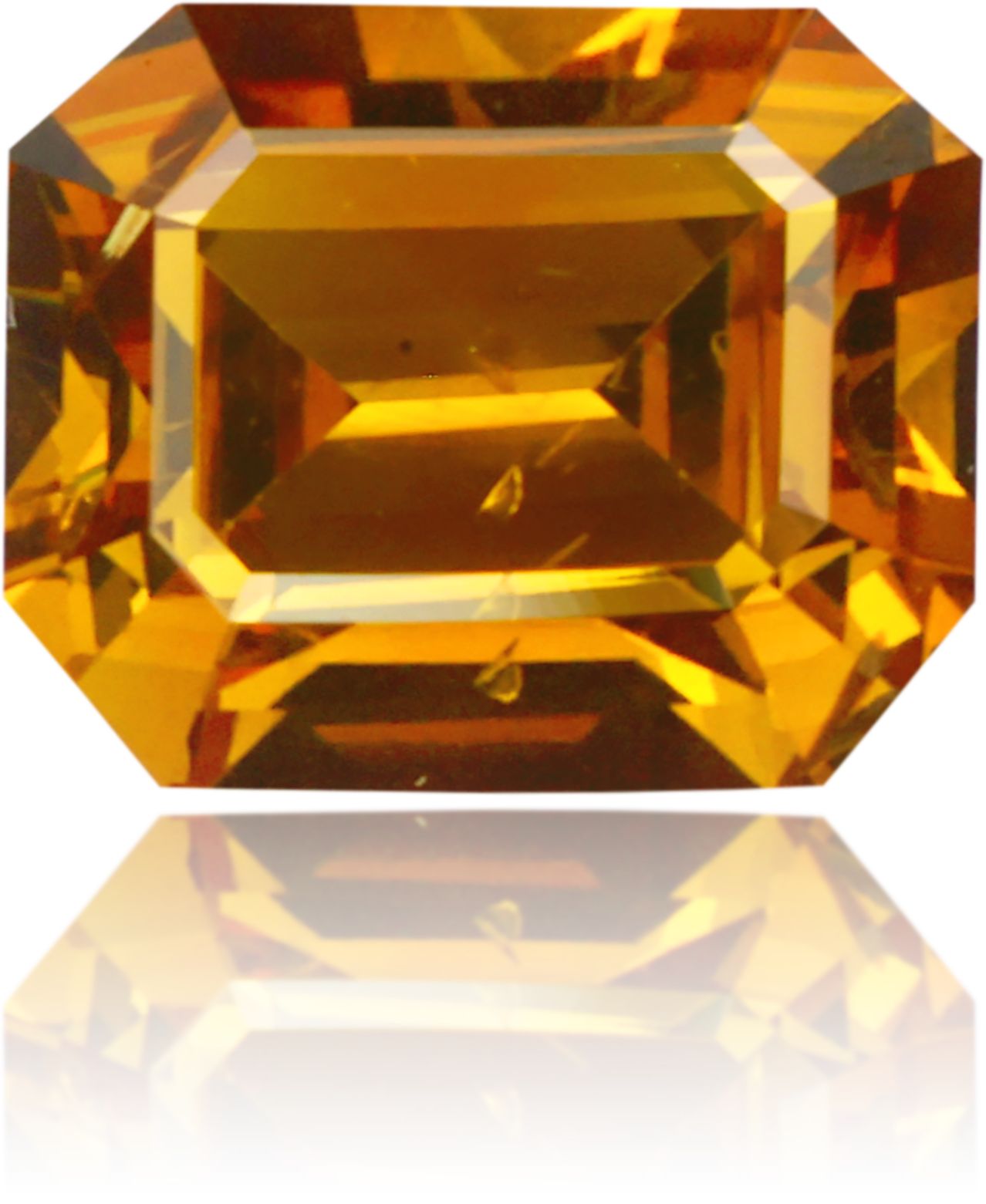 Diament 0.55 ct Fancy Deep Orange/I2