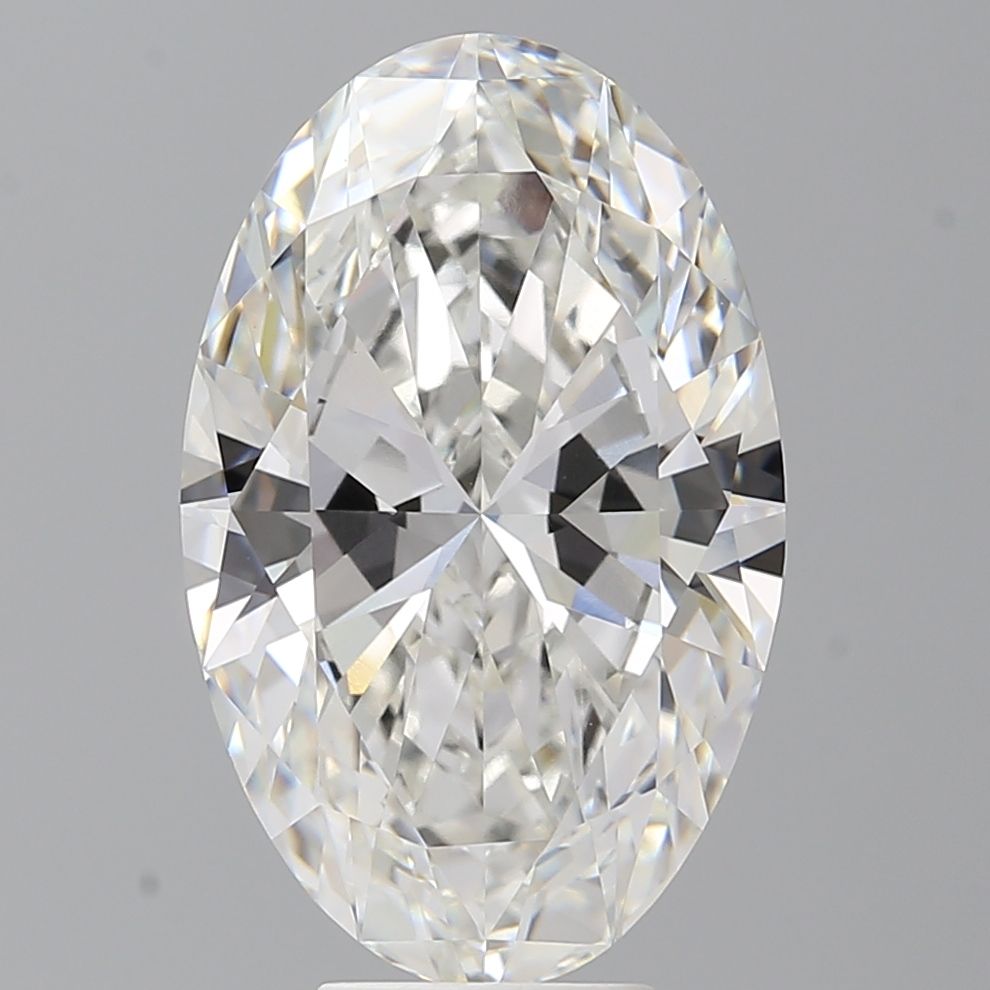 7.09 ct. oval Lab Grown Diamond front image
