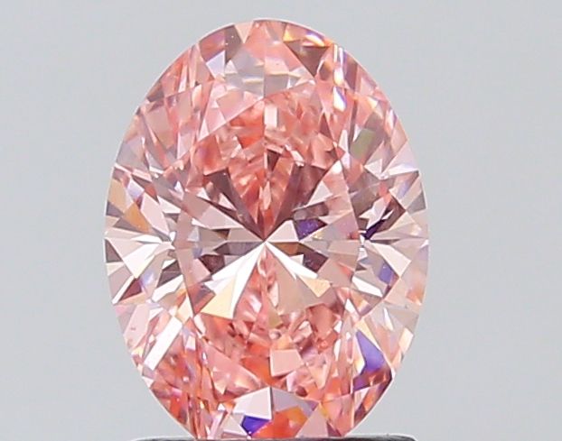 1.54 CT Fancy Intense Pink OVAL