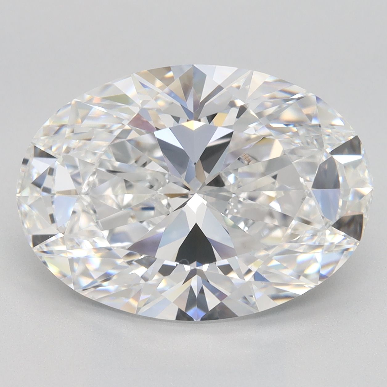 5.24 ct. oval Lab Grown Diamond front image